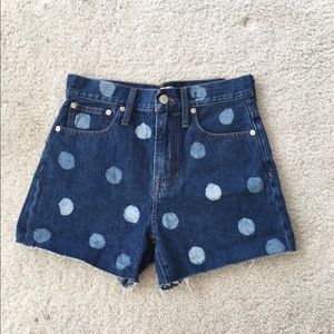 Madewell polka dots shorts size 25 No tag